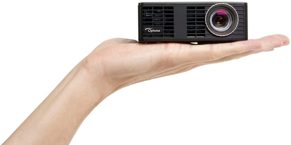 Optoma - Mobile WXGA DLP Projector - Black - AlternateView12 Zoom