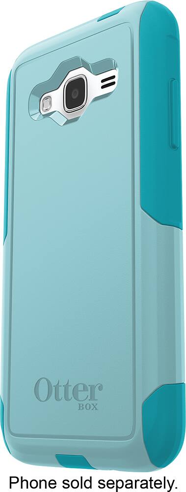 OtterBox - Commuter Series Case for Samsung Galaxy J3 - Aqua sky - Front Zoom