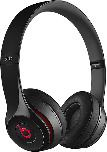 Beats by Dr. Dre - Solo 2 On-Ear Headphones - Black - Larger Front