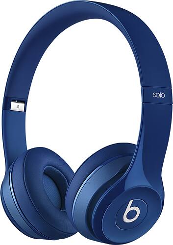 Beats by Dr. Dre - Solo 2 On-Ear Headphones - Blue - Alternate View 12