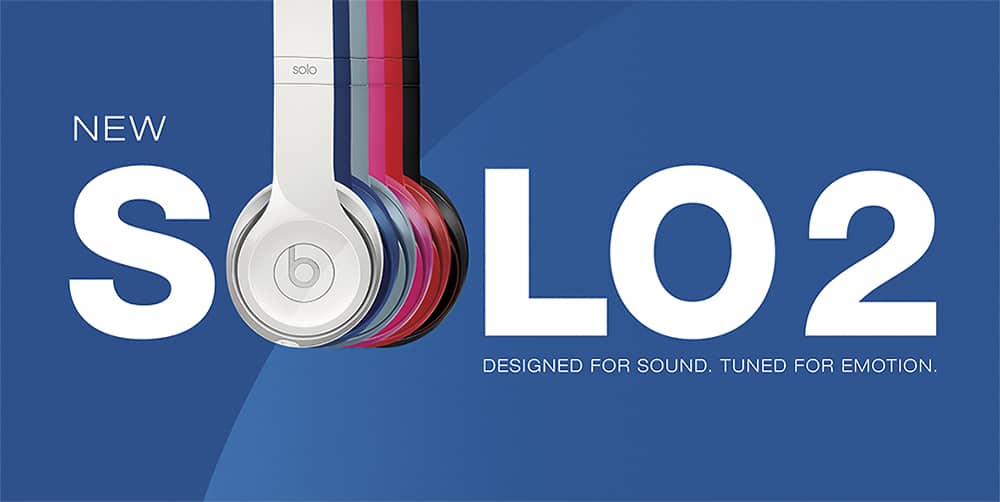 Beats by Dr. Dre - Solo 2 On-Ear Headphones - Red - AlternateView12 Zoom