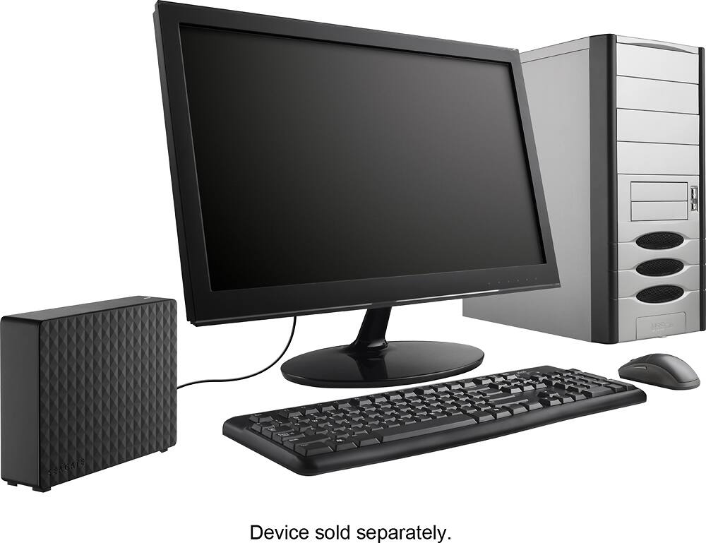 Seagate - Expansion 5TB External USB 3.0 Hard Drive - Black - AlternateView13 Zoom