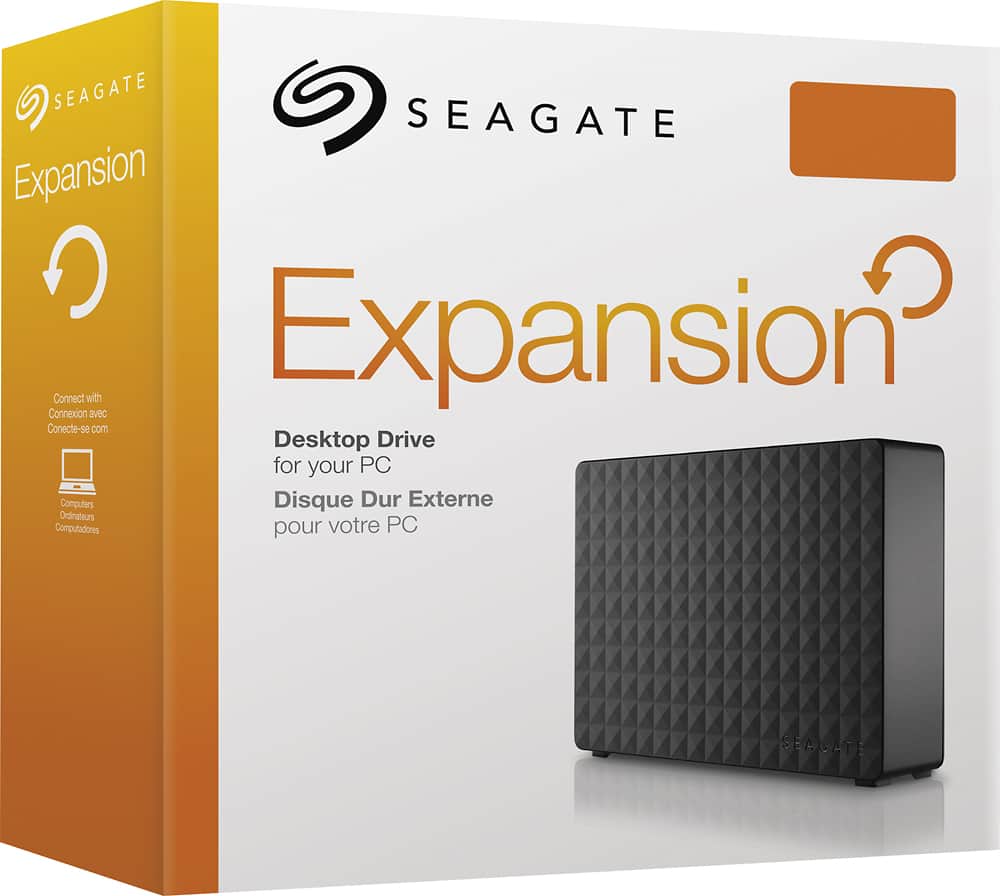 Seagate - Expansion 5TB External USB 3.0 Hard Drive - Black - AlternateView1 Zoom