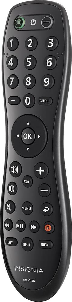 Best Buy Insignia 2 Device Universal Remote Black NS RMT2D17