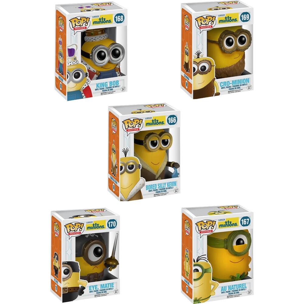 Best Buy Funko Minions Pop Movie Vinyl Collectors Set Minion King