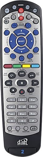 To manually program the remote to the a specific frequency; 1.. 2. Release the SAT button and key in the TV2 address found on the. Return to DISH Remote Control Support. 2013, DISH Network LLC All rights reserved.