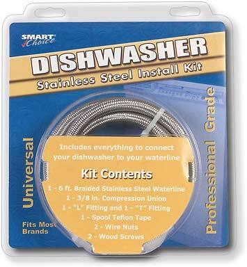 Best Buy Smart Choice Stainless Steel Dishwasher Installation Kit