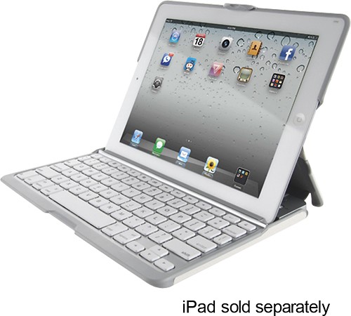 ZAGG ZAGGkeys PROfolio Keyboard Case for Select Apple iPad Models - White