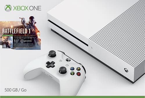 Microsoft - Xbox One S 500GB Battlefield™ 1 Console Bundle - White