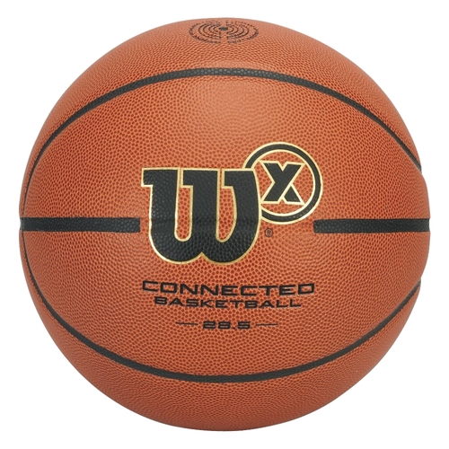 Wilson Sporting Goods - Wilson X Connected 28.5" Basketball - Orange - Larger Front