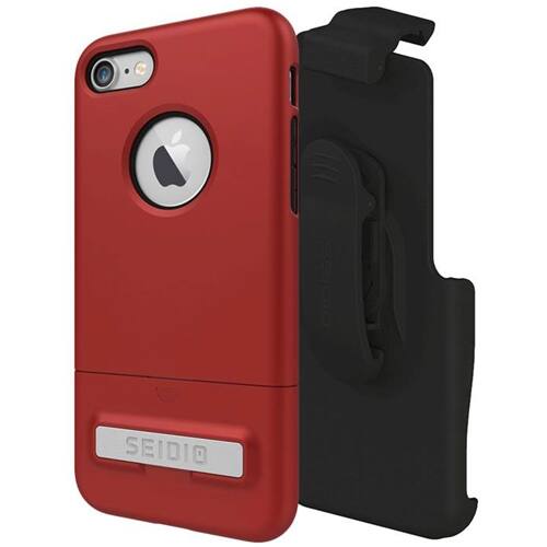 Best Buy Seidio Surface Combo Case For Apple Iphone Black Dark Red