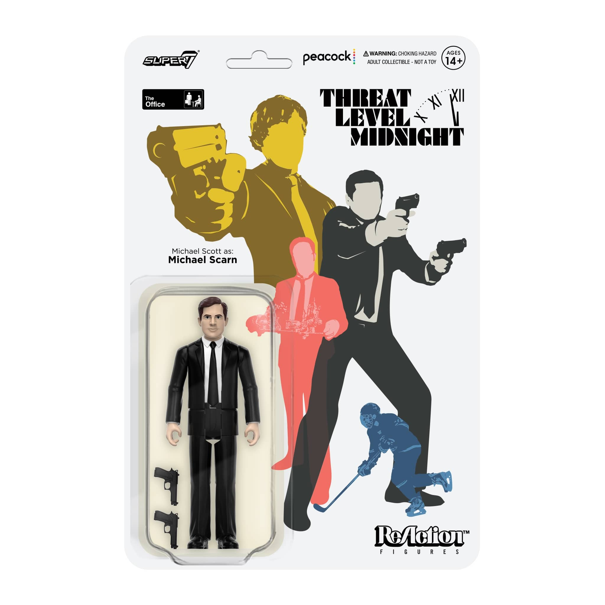 Best Buy Super7 ReAction 3 75 In Plastic The Office Threat Level