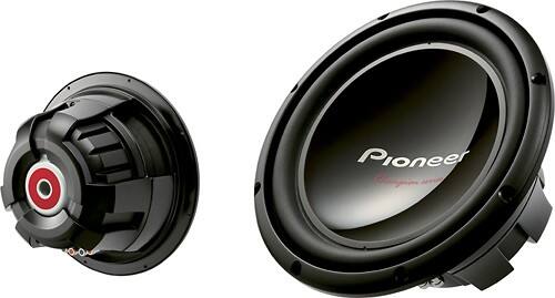 Pioneer - 12" Dual-Voice-Coil 2-Ohm Subwoofer - Larger Front