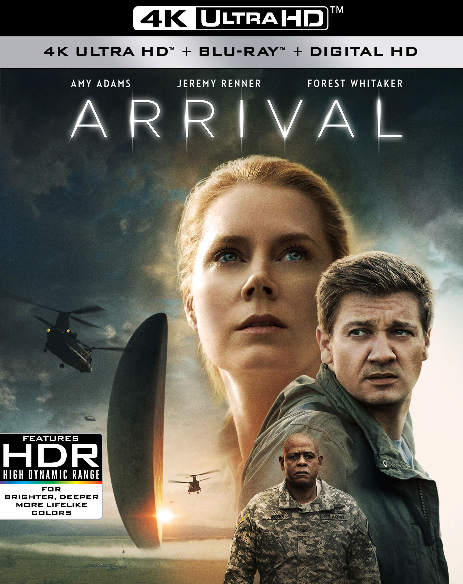 Arrival Includes Digital Copy 4K Ultra HD Blu Ray Blu Ray 2016