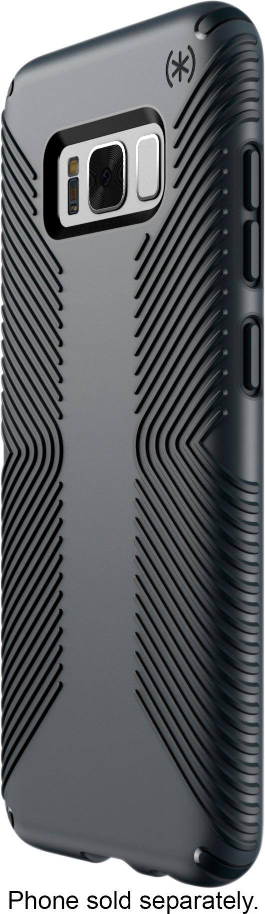 Best Buy Speck Presidio GRIP Case For Samsung Galaxy S8 Charcoal