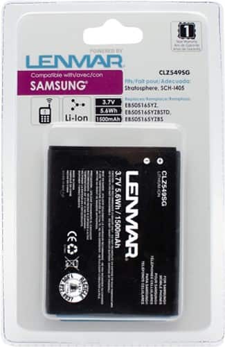 Lenmar - Lithium-Ion Battery for Samsung Stratosphere SCH-I405 Mobile Phones - Black - Alternate View 1