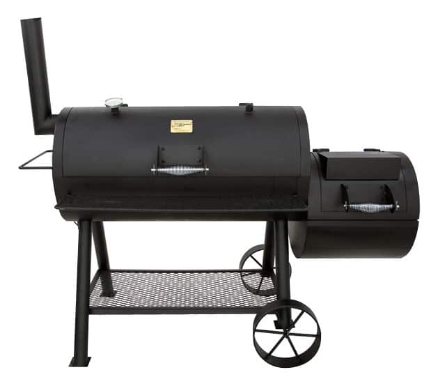Oklahoma Joe's - Longhorn Charcoal Grill - Black - Angle
