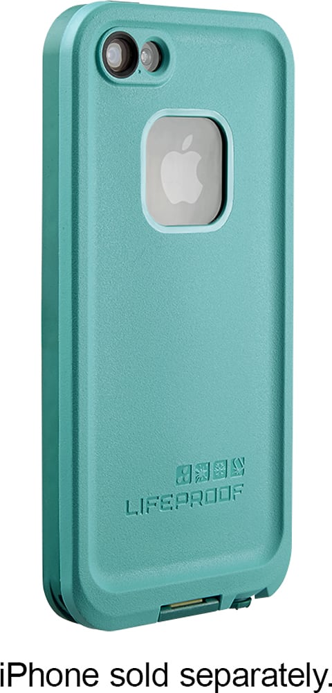 LifeProof - frē Case for Apple® iPhone® SE, 5s and 5 - Teal - Angle Zoom