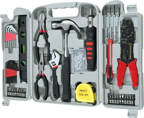 Trademark Games - Trademark Tools 130-Piece Hand Tool Set - Angle