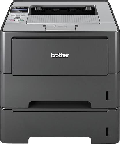 Brother - HL-6180DWT Wireless Black-and-White Printer - Black - Larger Front