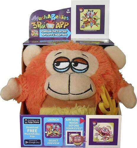 MushABellies - Mungo Monkey MushABelly Plush Toy - Larger Front