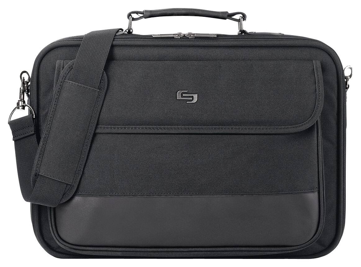 Solo - Classic Laptop Brief - Black - Larger Front