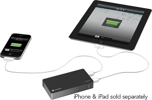 mophie - powerstation duo - Black - Alternate View 1