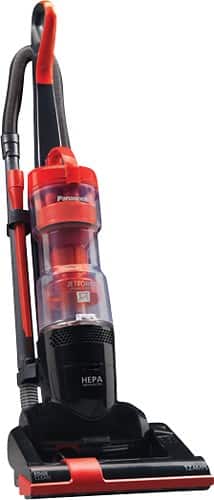 Panasonic - Jet Force HEPA Bagless Upright Vacuum - Orange Octane/Black - Angle