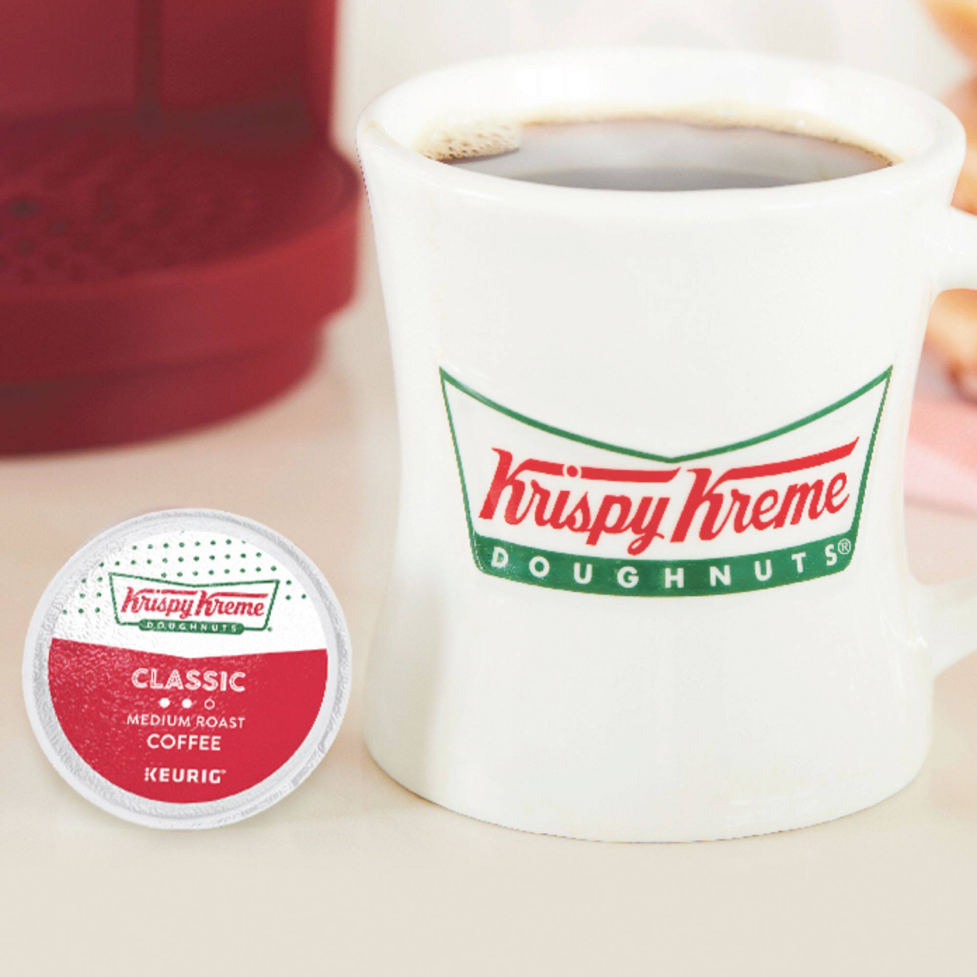 Best Buy Krispy Kreme Classic Medium Roast K Cup Pods 18 Pack 5000081887