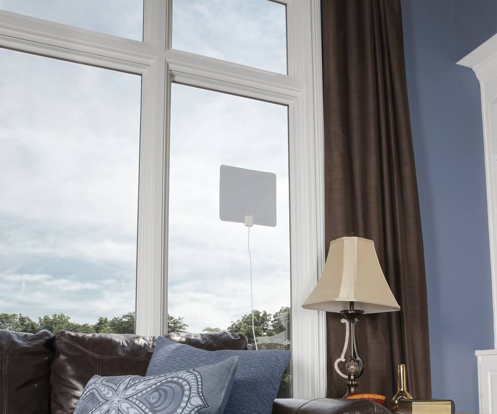 TERK - Ultrathin Indoor HDTV Antenna - Black/White - AlternateView11 Zoom