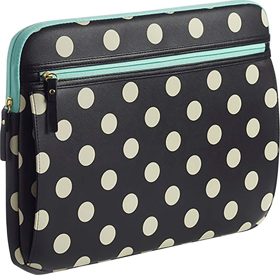 Studio C - Hot to Trot Laptop Sleeve - Black/White - Larger Front