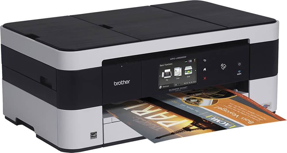 Brother - MFC-J4620DW Business Smart Wireless Inkjet All-in-One Printer - White/Black - AlternateView13 Zoom