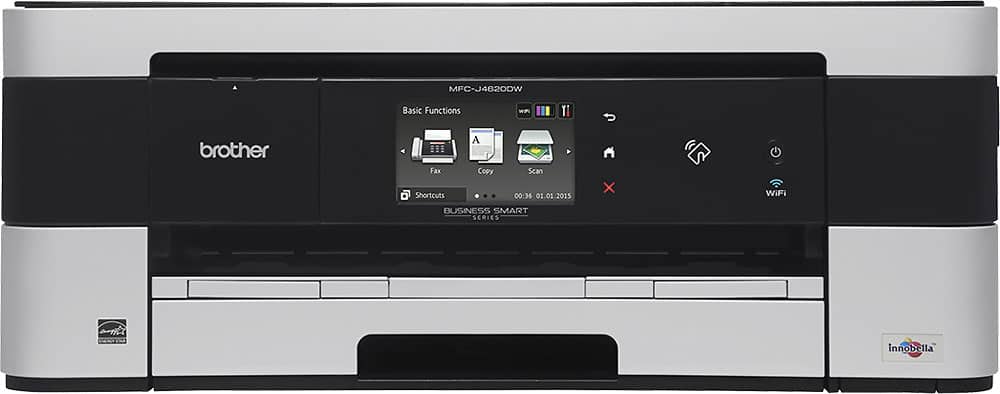 Brother - MFC-J4620DW Business Smart Wireless Inkjet All-in-One Printer - White/Black - AlternateView1 Zoom