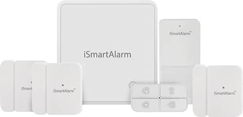 iSmartAlarm - Home Security System Plus Wireless Security System - White - Larger Front