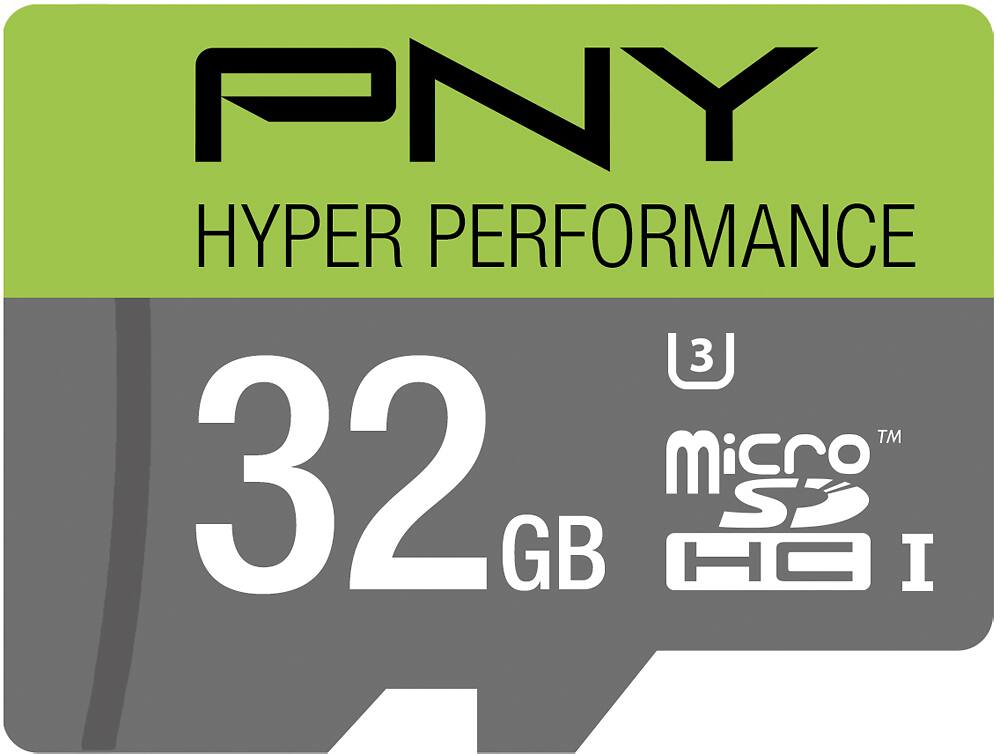 PNY - 32GB microSDHC Class 10 UHS-I/U3 Memory Card - Multi - Front Zoom