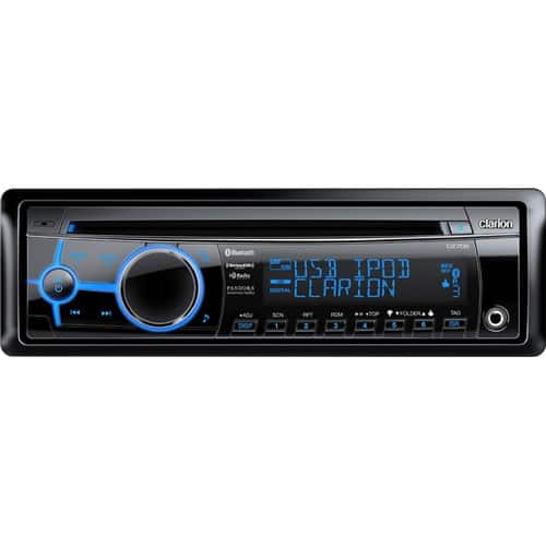 Clarion - Cz702 Cd/Mp3/Wma Receiver w/ Rear USB Port & Bluetooth - Larger Front