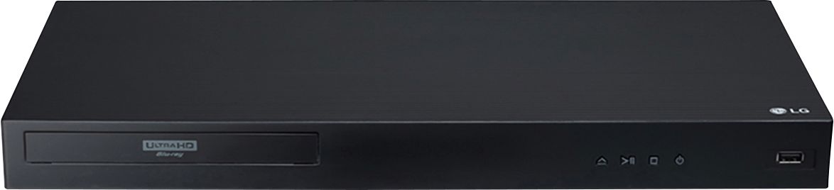 image of LG - Streaming 4K Ultra HD Hi-Res Audio Wi-Fi Built-In Blu-ray Player - Black with sku:ubk90-electronicexpress
