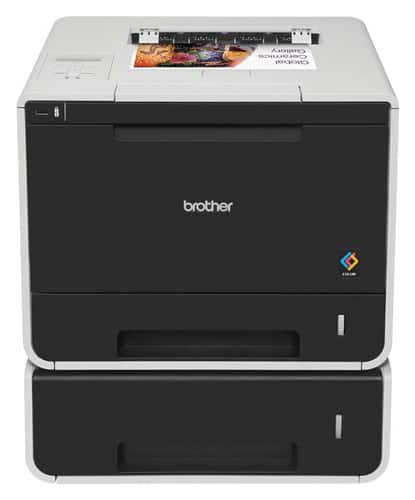 Brother - HL-L8350CDWT Wireless Color Laser Printer - White - Larger Front