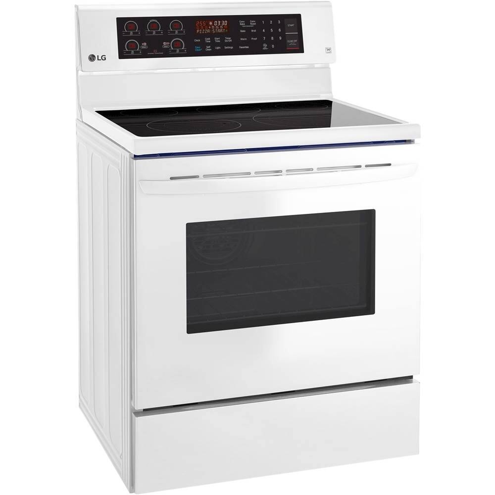 Best Buy Lg Cu Ft Self Cleaning Freestanding Electric Convection