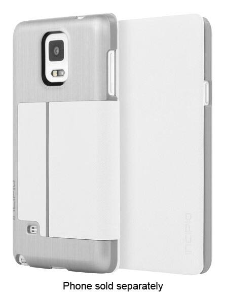 Incipio - Highland Case for Samsung Galaxy Note 4 Cell Phones - White - Larger Front