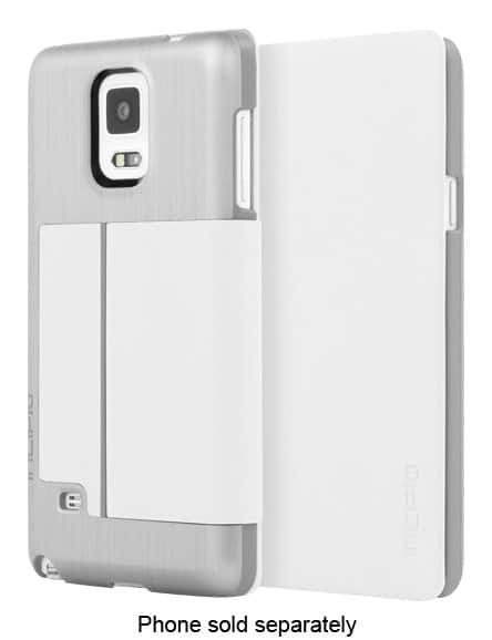 Incipio - Highland Case for Samsung Galaxy Note 4 Cell Phones - White - Larger Front