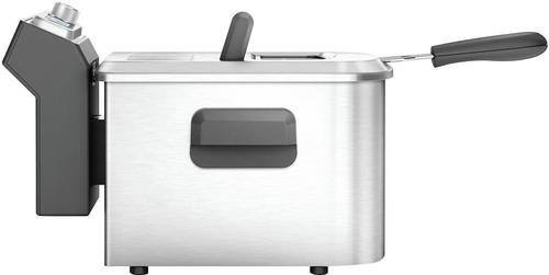 Breville - Smart Fryer 4-Quart Deep Fryer - Silver - Alternate View 1
