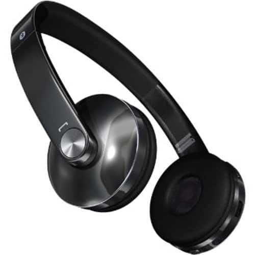 LG - GRUVE Bluetooth Stereo Headset - Black - Left