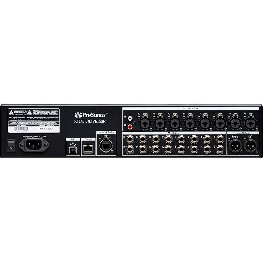 Best Buy PreSonus StudioLive 32R Series III 32 Channel Rack Mixer