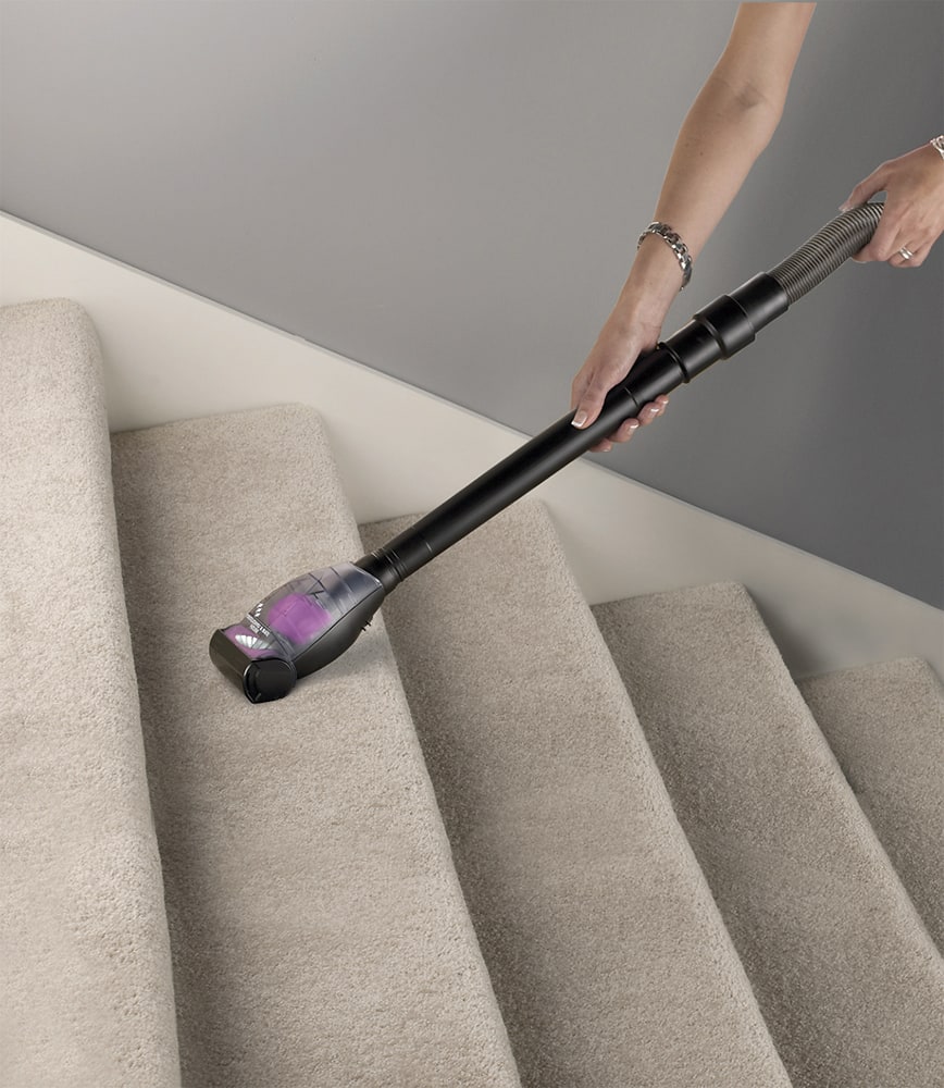 Eureka - AS ONE Bagless Pet Upright Vacuum - Fuchsia Flight - AlternateView12 Zoom