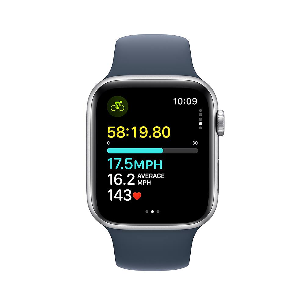 Best Buy Apple Watch Se Nd Generation Gps Mm Silver Aluminum Case