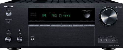 

Onkyo - TX 9.2-Ch. with Dolby Atmos 4K Ultra HD HDR Compatible A/V Home Theater Receiver - Black