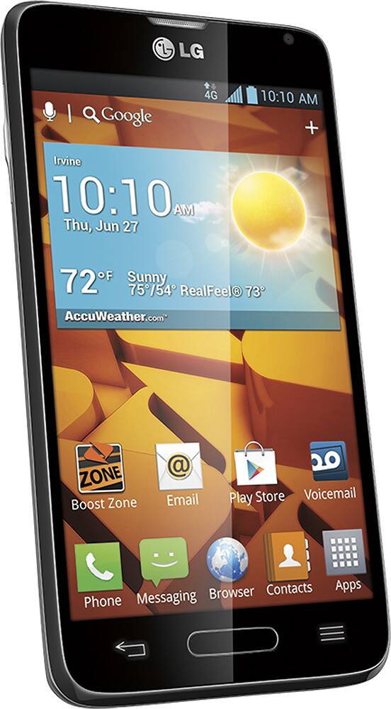 Best Buy Boost Mobile Lg Optimus F G No Contract Cell Phone Lg Abb