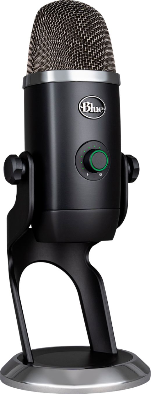 image of Blue Microphones - Yeti X Professional USB Multi-Pattern Condenser Microphone with sku:b07qkqjl17-amazon