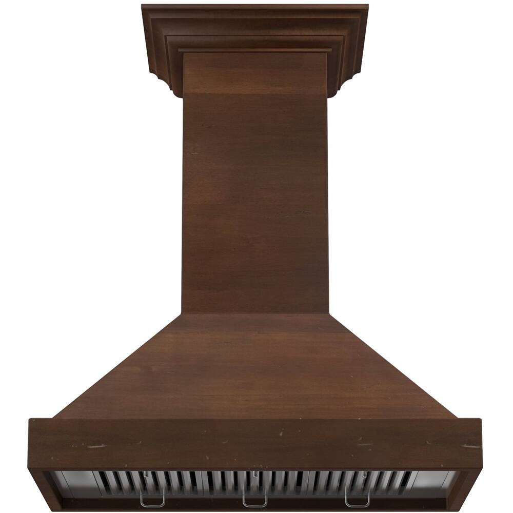 Best Buy Zline Designer Wood Externally Vented Range Hood Walnut